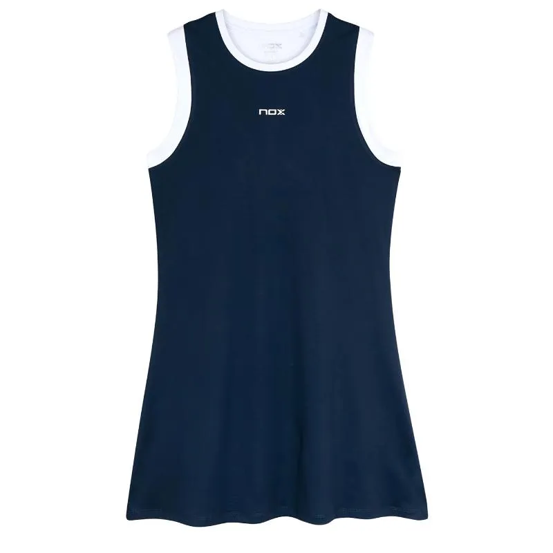 Vestido azul marinho da equipe Nox
