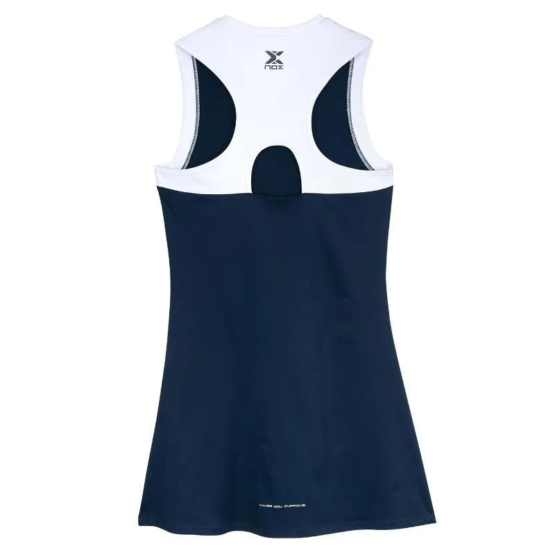 Vestido azul marinho da equipe Nox
