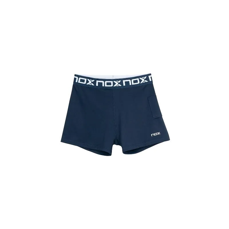 Vestido azul marinho da equipe Nox