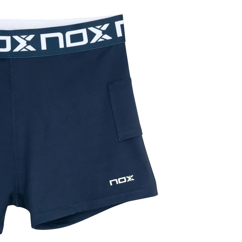 Vestido azul marinho da equipe Nox
