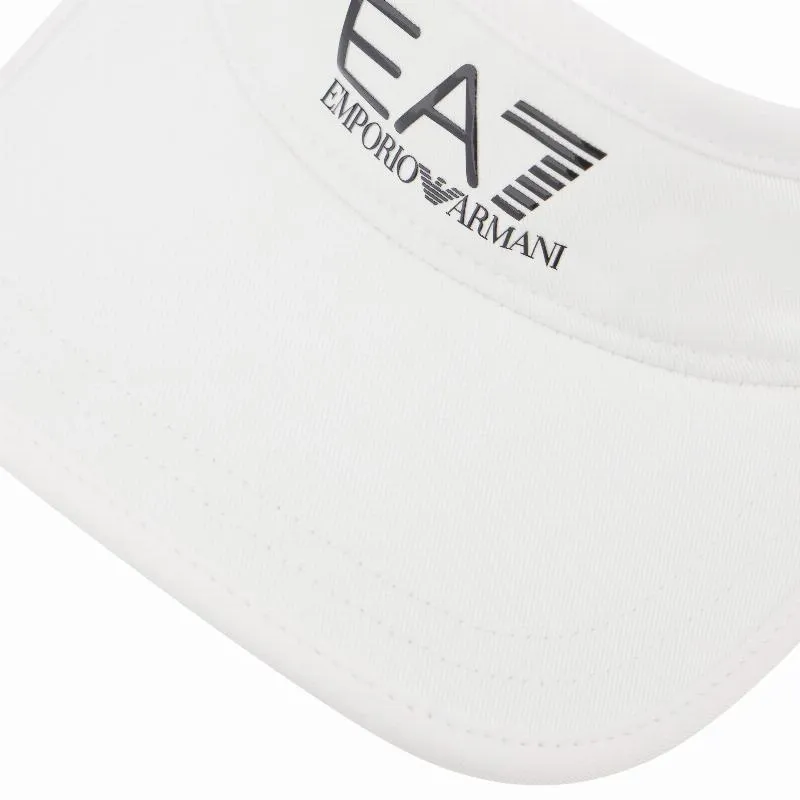 Visera Armani EA7 Tennis Pro Blanco Negro