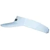 Black Crown Visor White Visor