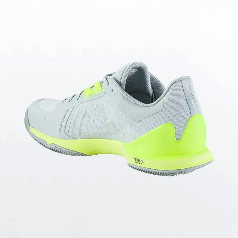 Zapatillas Head Sprint Pro 3.5 Clay Gris Amarillo