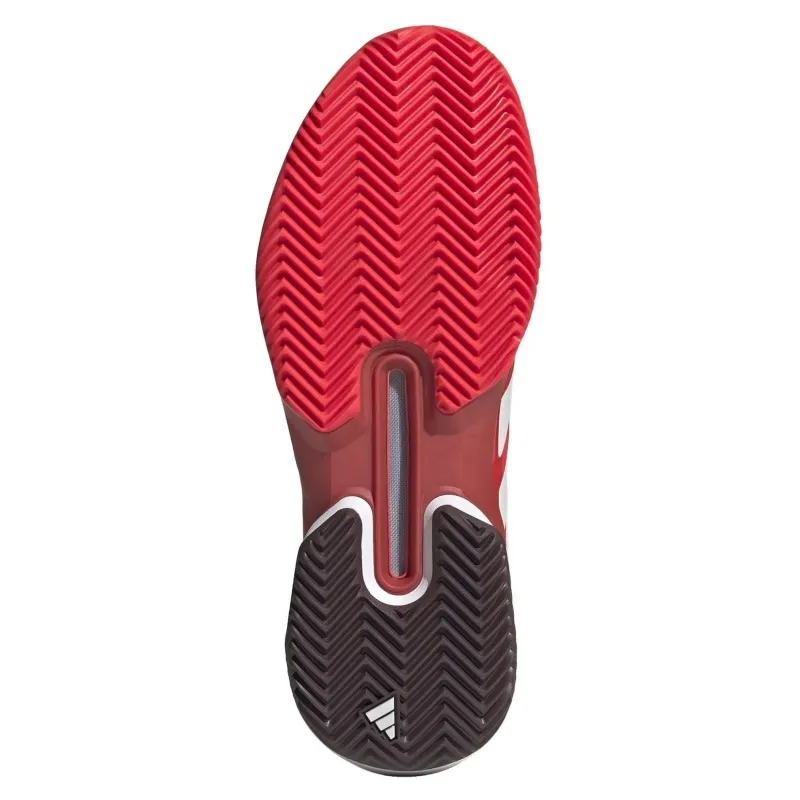 Adidas Tênis Adizero Ubersonic 5 Clay Vermelho Branco