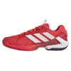 Adidas Tênis Adizero Ubersonic 5 Clay Vermelho Branco
