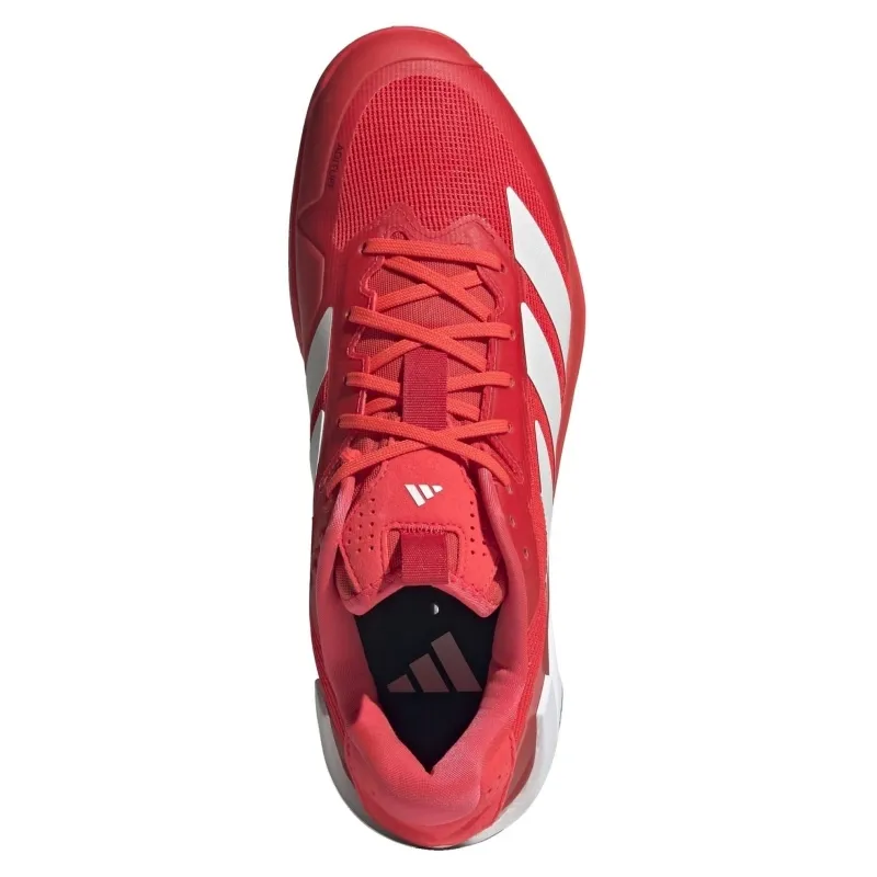 Adidas Tênis Adizero Ubersonic 5 Clay Vermelho Branco