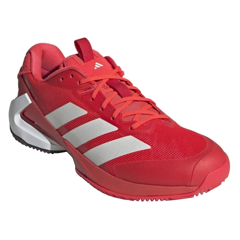 Adidas Tênis Adizero Ubersonic 5 Clay Vermelho Branco