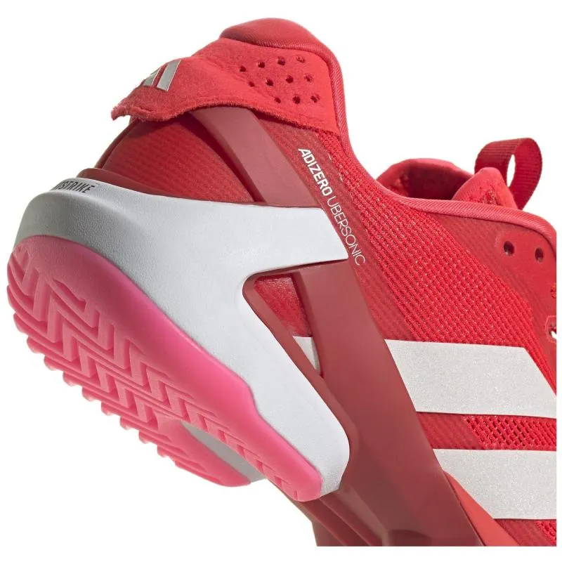 Tênis Adidas Adizero Ubersonic 5 Vermelho Branco Rosa Feminino