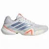 Tênis femininos Adidas Barricade 14 Branco, Azul Laranja