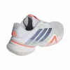 Tênis femininos Adidas Barricade 14 Branco, Azul Laranja