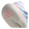 Tênis femininos Adidas Barricade 14 Branco, Azul Laranja