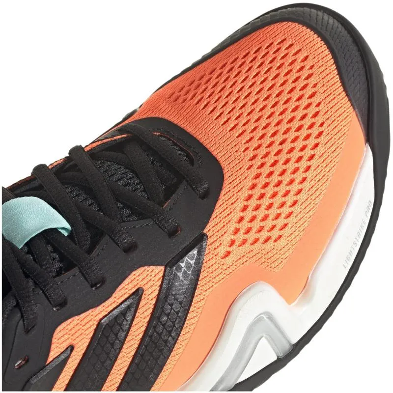 Tênis Adidas Barricade 14 Laranja Preto Aqua