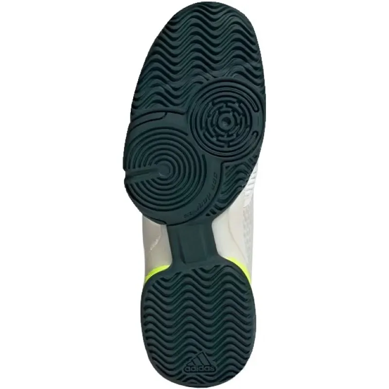 Adidas Barricade K Branco Preto Verde Júnior Tênis