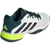 Adidas Barricade K Branco Preto Verde Júnior Tênis