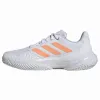 Tênis Femininos Adidas CourtJam Control 3 Branco Laranja