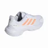 Tênis Femininos Adidas CourtJam Control 3 Branco Laranja