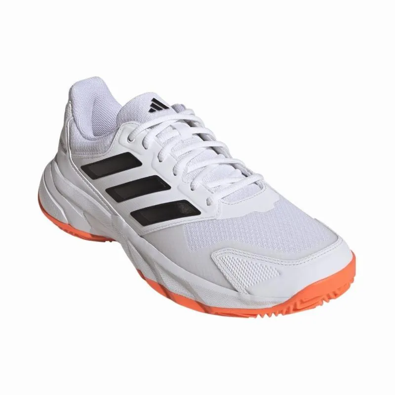 Tênis Adidas CourtJam Control 3 Clay White Orange Black