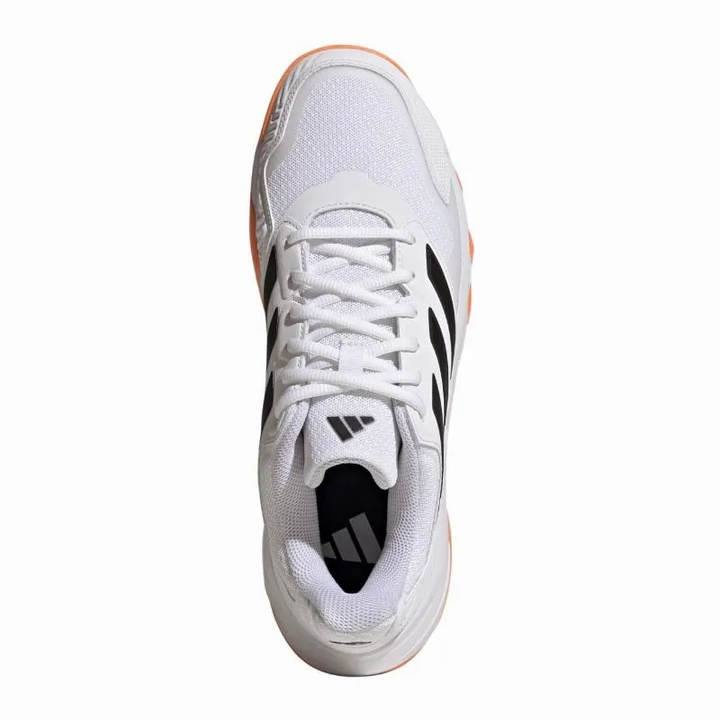 Tênis Adidas CourtJam Control 3 Clay White Orange Black