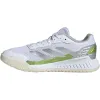 Adidas Courtquick Padel Damen Sneaker Weiß Silber Grün