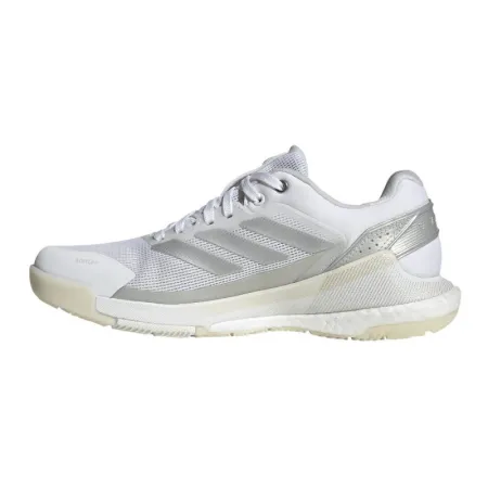 Zapatillas de Padel Adidas Crazyquick Boost Padel Blanco Gris Mujer