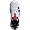 Zapatillas de Padel Adidas Courtquick Padel Blanco Negro Rojo