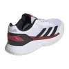 Zapatillas de Padel Adidas Courtquick Padel Blanco Negro Rojo