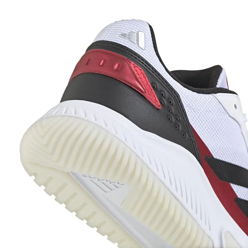 Zapatillas de Padel Adidas Courtquick Padel Blanco Negro Rojo
