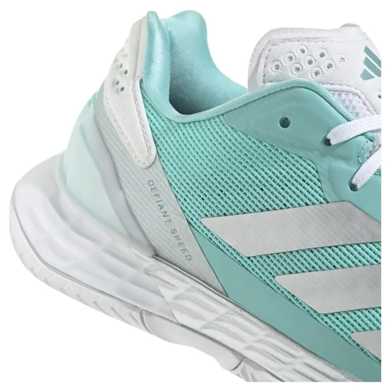 Tênis Adidas Defiant Speed 2 Aqua Blue Silver para Mulheres