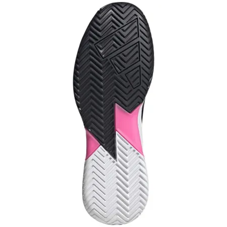 Zapatillas de Padel Adidas Defiant Speed 2 Negro Rosa Plata