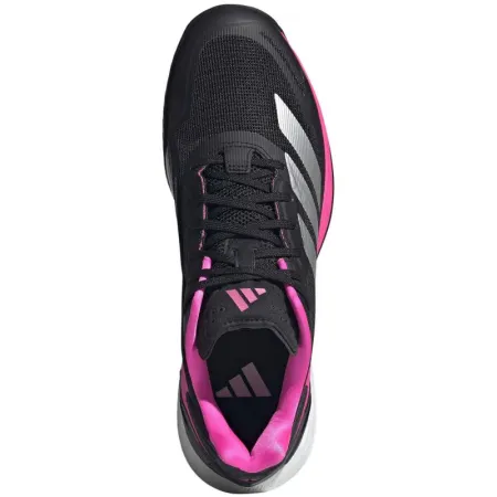 Zapatillas de Padel Adidas Defiant Speed 2 Negro Rosa Plata