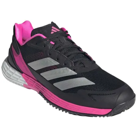 Zapatillas de Padel Adidas Defiant Speed 2 Negro Rosa Plata