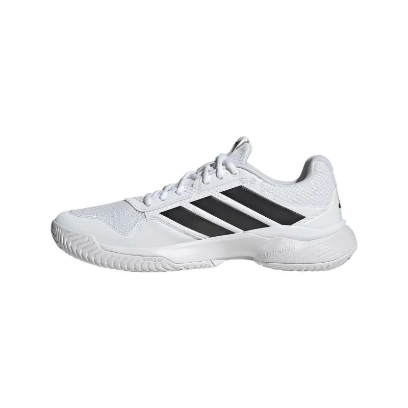Tênis Adidas GameCourt 3 Brancos Pretos