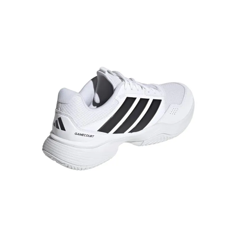 Tênis Adidas GameCourt 3 Brancos Pretos