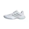 Tênis femininos Adidas GameCourt 3 Branco Prateado