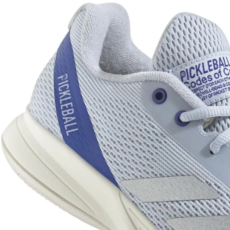 Tênis Adidas Pickleball Courtflash Azul Prata Feminino