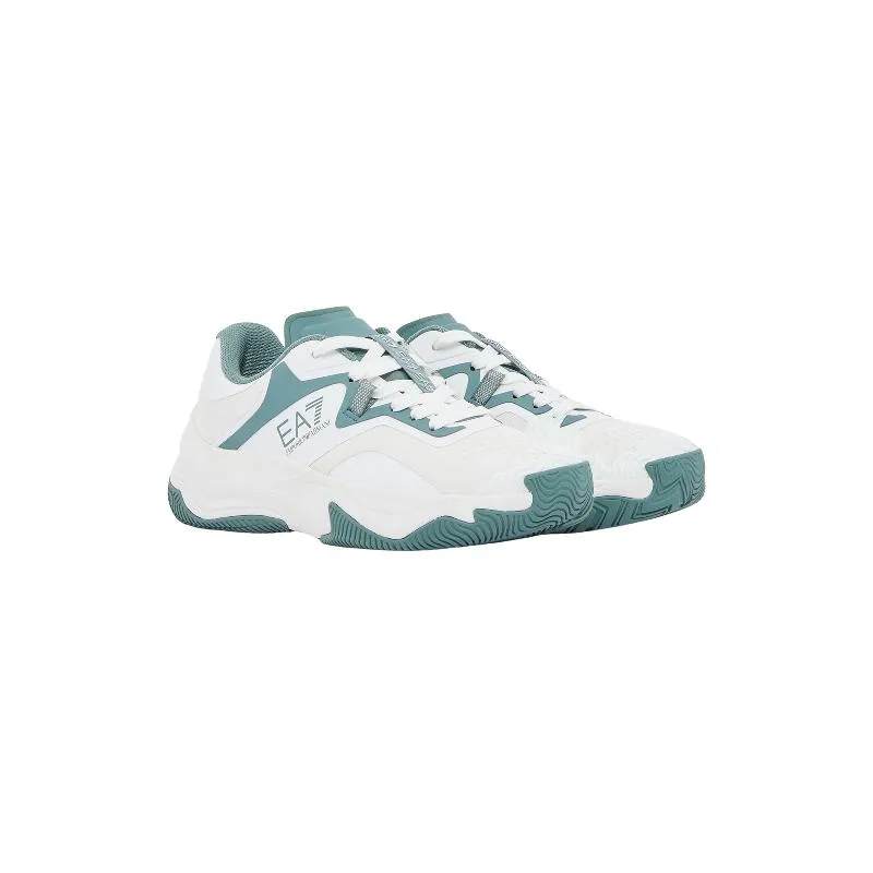 Zapatillas de Padel Armani EA7 Tennis Hard Padel Blanco Verde