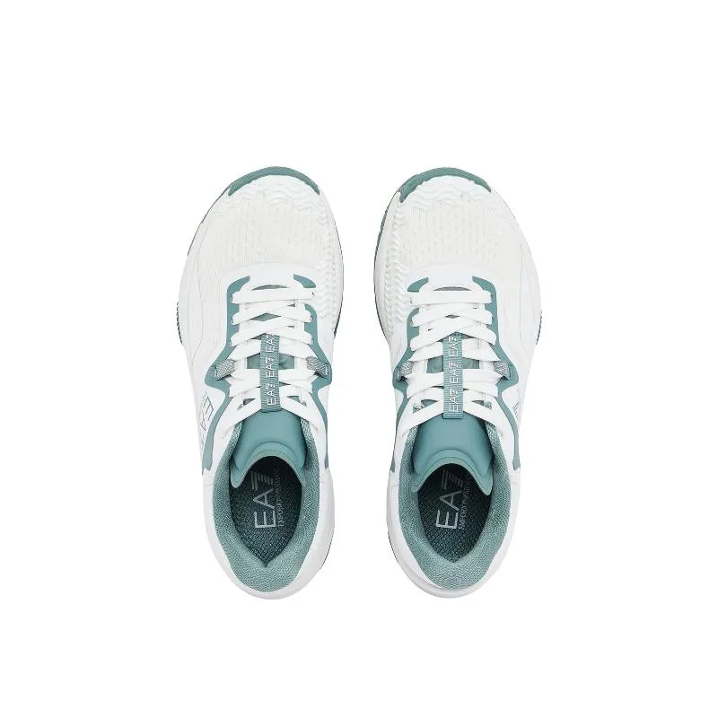 Zapatillas de Padel Armani EA7 Tennis Hard Padel Blanco Verde