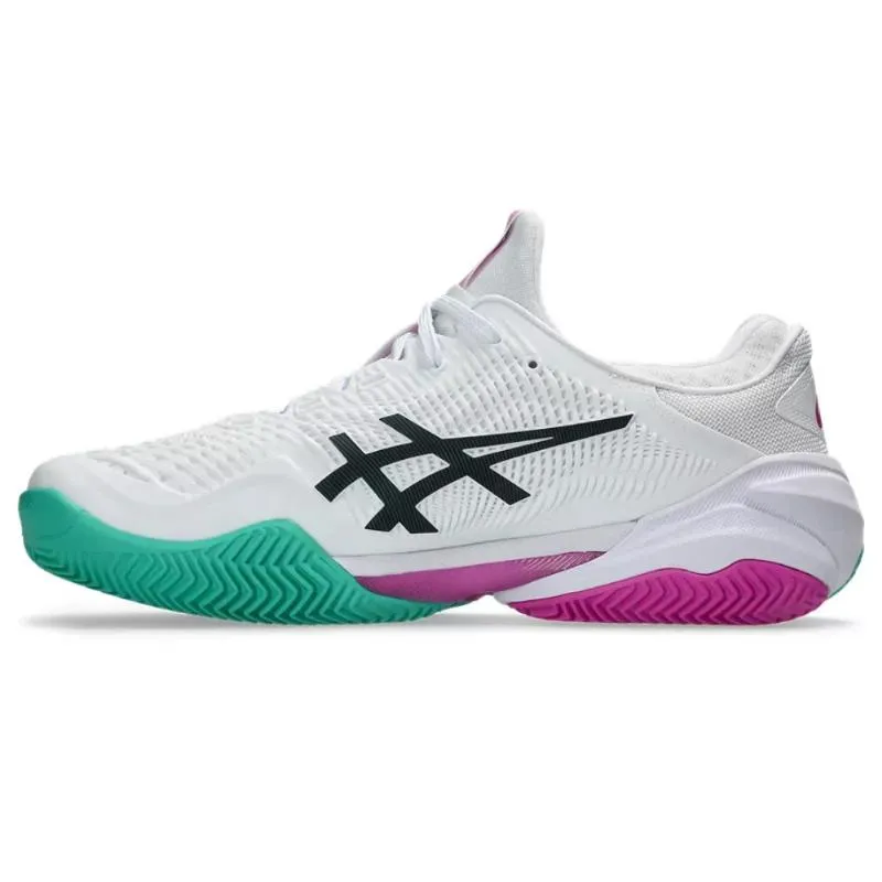 Tênis Sakura Asics Court FF 3 Clay White Pink