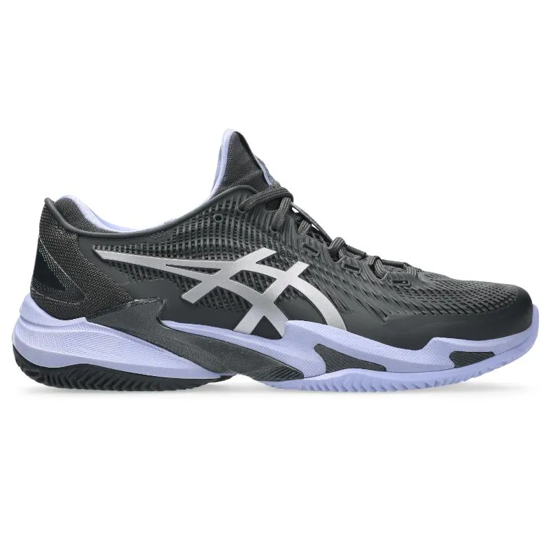 Asics Court FF 3 Clay Graphite Gray Purple Sneakers