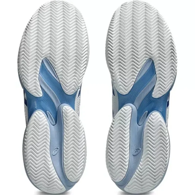 Zapatillas de Padel Asics Court FF 3 Novak Clay Blanco Azul Tuna