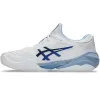 Zapatillas de Padel Asics Court FF 3 Novak Clay Blanco Azul Tuna