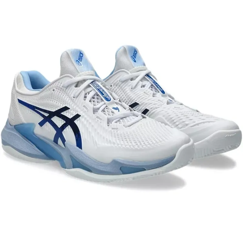 Zapatillas de Padel Asics Court FF 3 Novak Clay Blanco Azul Tuna