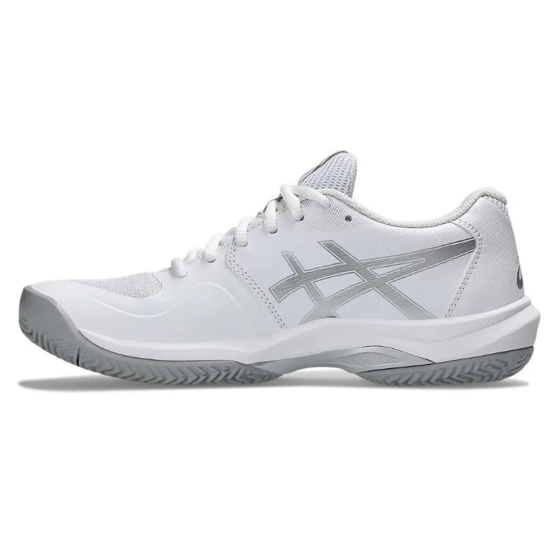 Tênis Asics Game FF Clay Branco Prata Feminino
