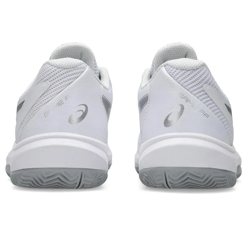 Tênis Asics Game FF Clay Branco Prata Feminino