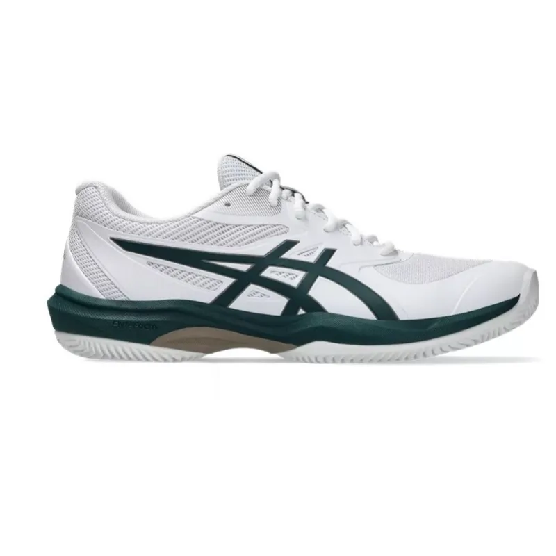 Tênis Asics Game FF Clay Branco Verde Saxão