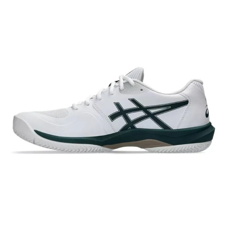 Tênis Asics Game FF Clay Branco Verde Saxão