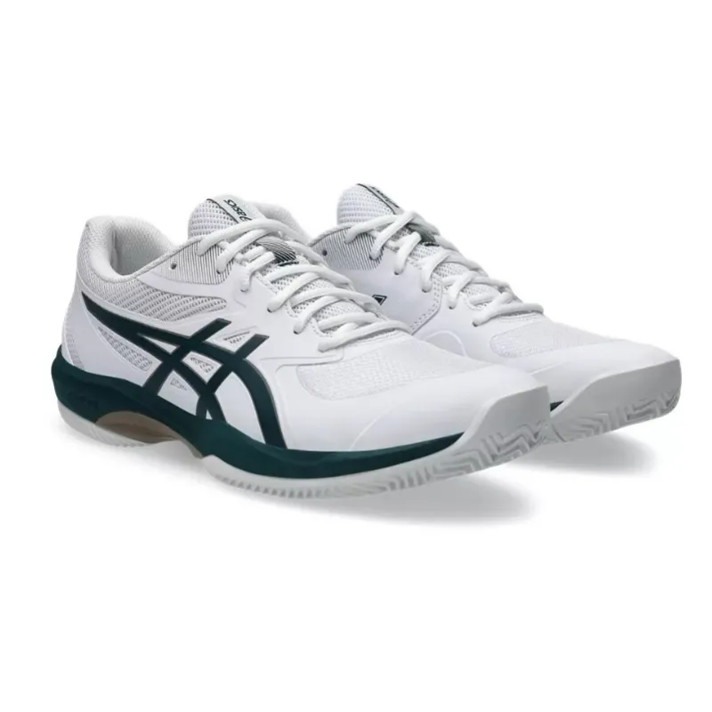 Tênis Asics Game FF Clay Branco Verde Saxão