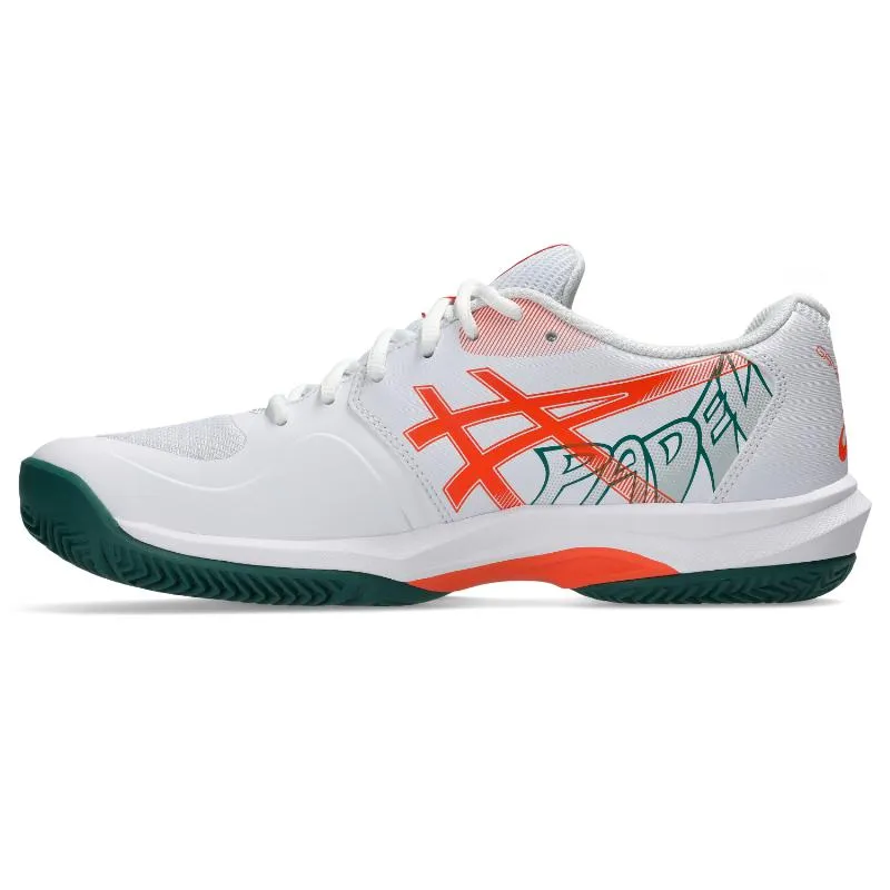 Asics Game FF Padel White Green Orange Sneakers