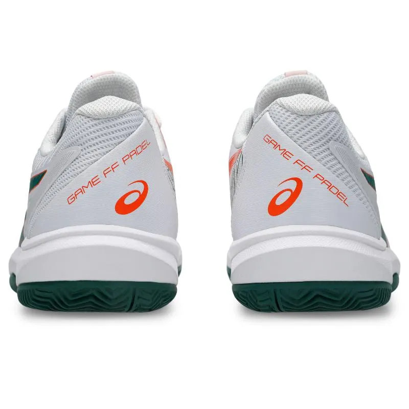 Asics Game FF Padel White Green Orange Sneakers