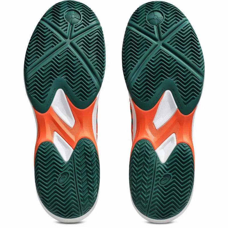 Zapatillas de Padel Asics Game FF Padel Naranja Verde